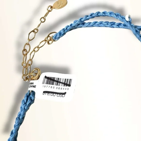 Free People Ariana Ost Paris Single Layer Necklace NWT Bohemian Beach Artisanal - Picture 11 of 16